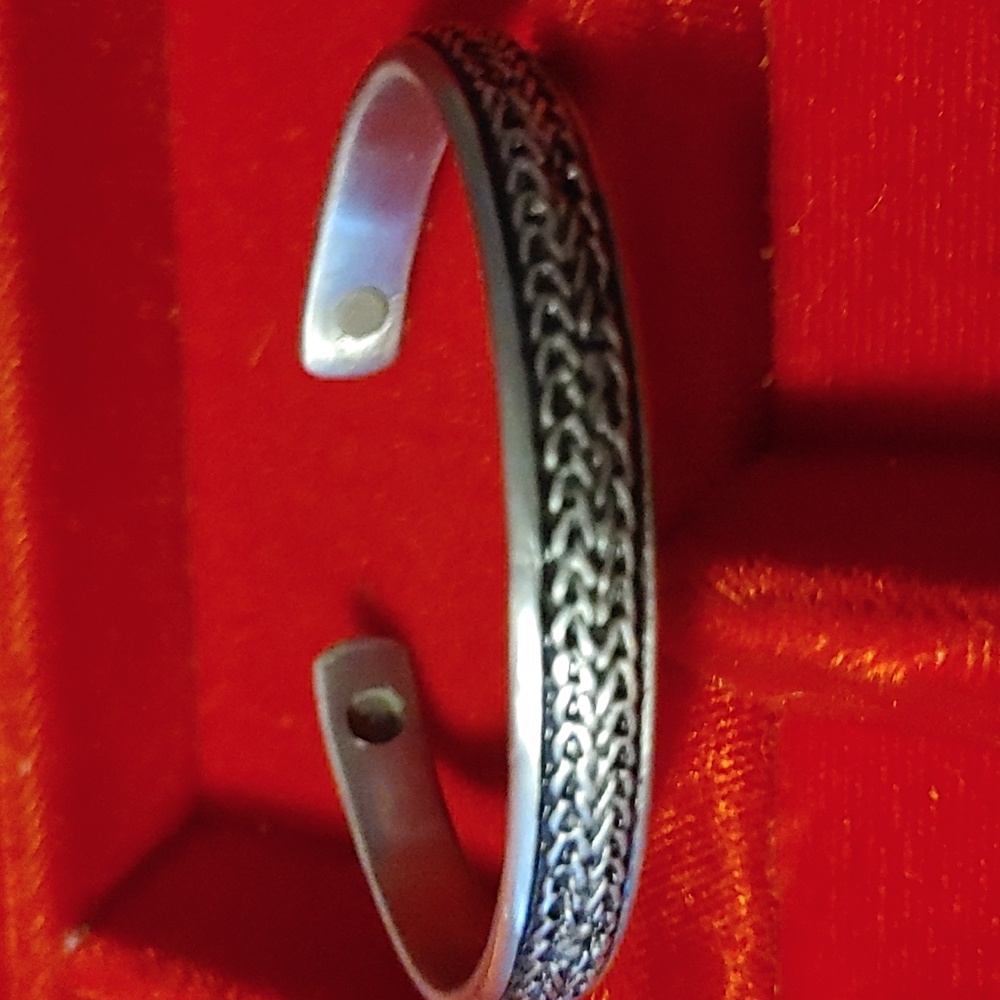 Vintage Chain Etched Bracelet